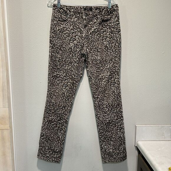Jessica Simpson Forever Skinny Womens Pants 31 Feather Neutral Artsy Textured - Picture 1 of 16